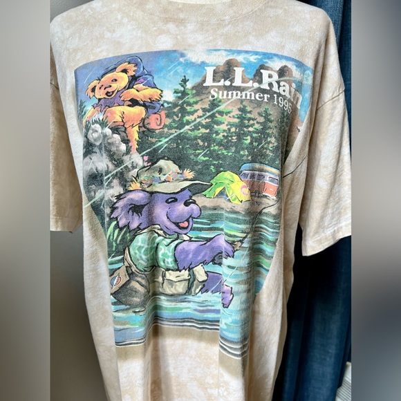 Summer 1995 Grateful Dead T-Shirt LL Rain Original - Picture 4 of 9